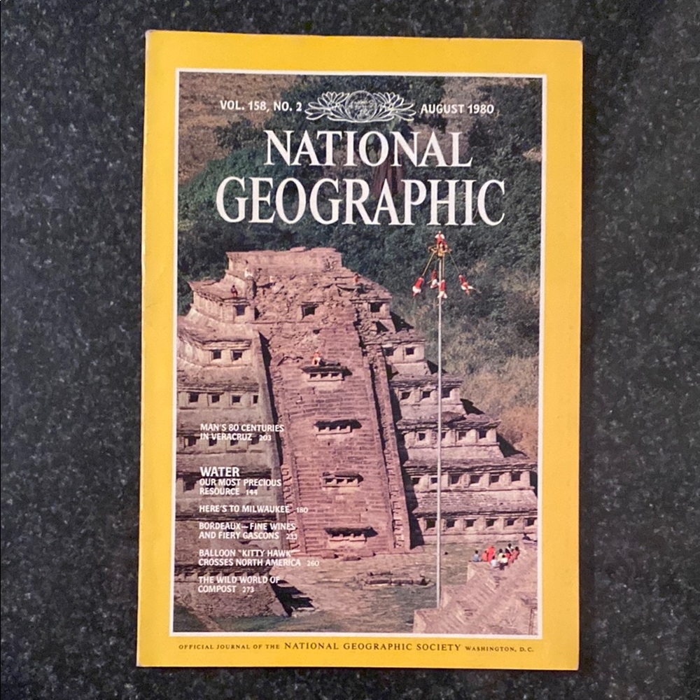August 1980 National Geographic Magazine